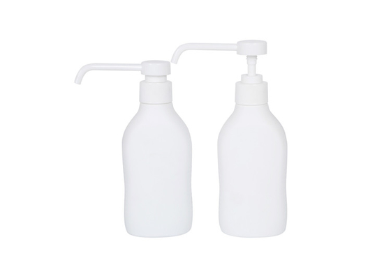 200ml HDPE Round shape Shampoo / Lotion Pump Bottle Health Care Packaging UKH14