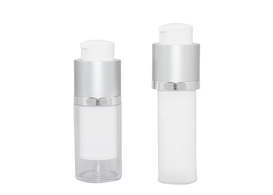 UKA32 Twist Up Acrylic Airless Pump Round Bottle 15ml 30ml 50ml For Cosmetic Skin Care Packaging