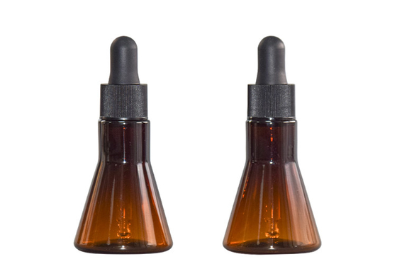 20ml Dropper Bottles Brown Container Amber Cosmetic Essence Packaging UKD05