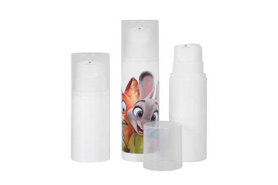 150ml 200ml 250ml White Plastic PP Airless Bottle Cosmetic Packaging Container UKA21