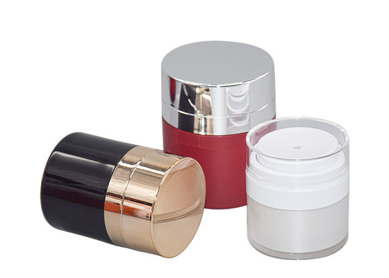 Cosmetic Acrylic Airless Jar Skin Care Packaging 50g