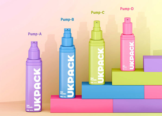 Serie di flaconi airless professionali (50ml/100ml/120ml) - Configurazione a doppia pompa
