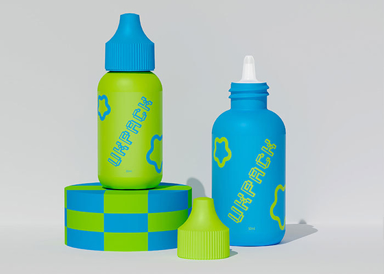 Flacone squeeze vuoto cosmetico PE 30ml 50ml personalizzabile