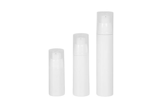Bottiglie senz'aria bianche in serie della pompa del giro 15ml 30ml 50ml